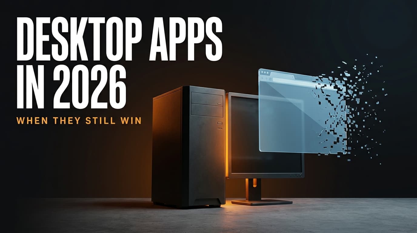 Desktop Apps in 2026: When Do They Still Make Sense?