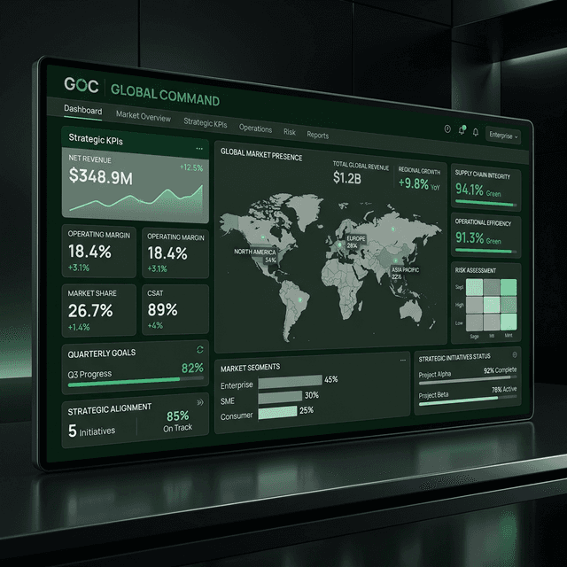 Syniq Executive OS Dashboard